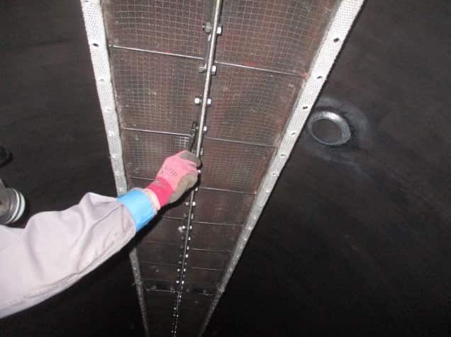 ドラム内部装置取付